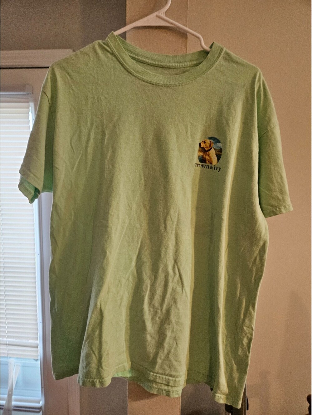 Men's crown & ivy Green Short Sleeve T-Shirt Size Medium
